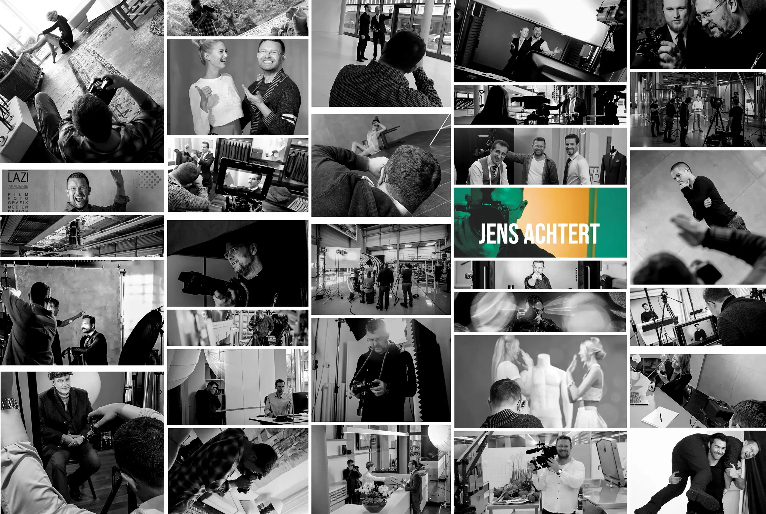 Behind the Scenes: Jens Achtert bei der Arbeit als Businessfotograf, Regisseur und Content Manager · imagecouture