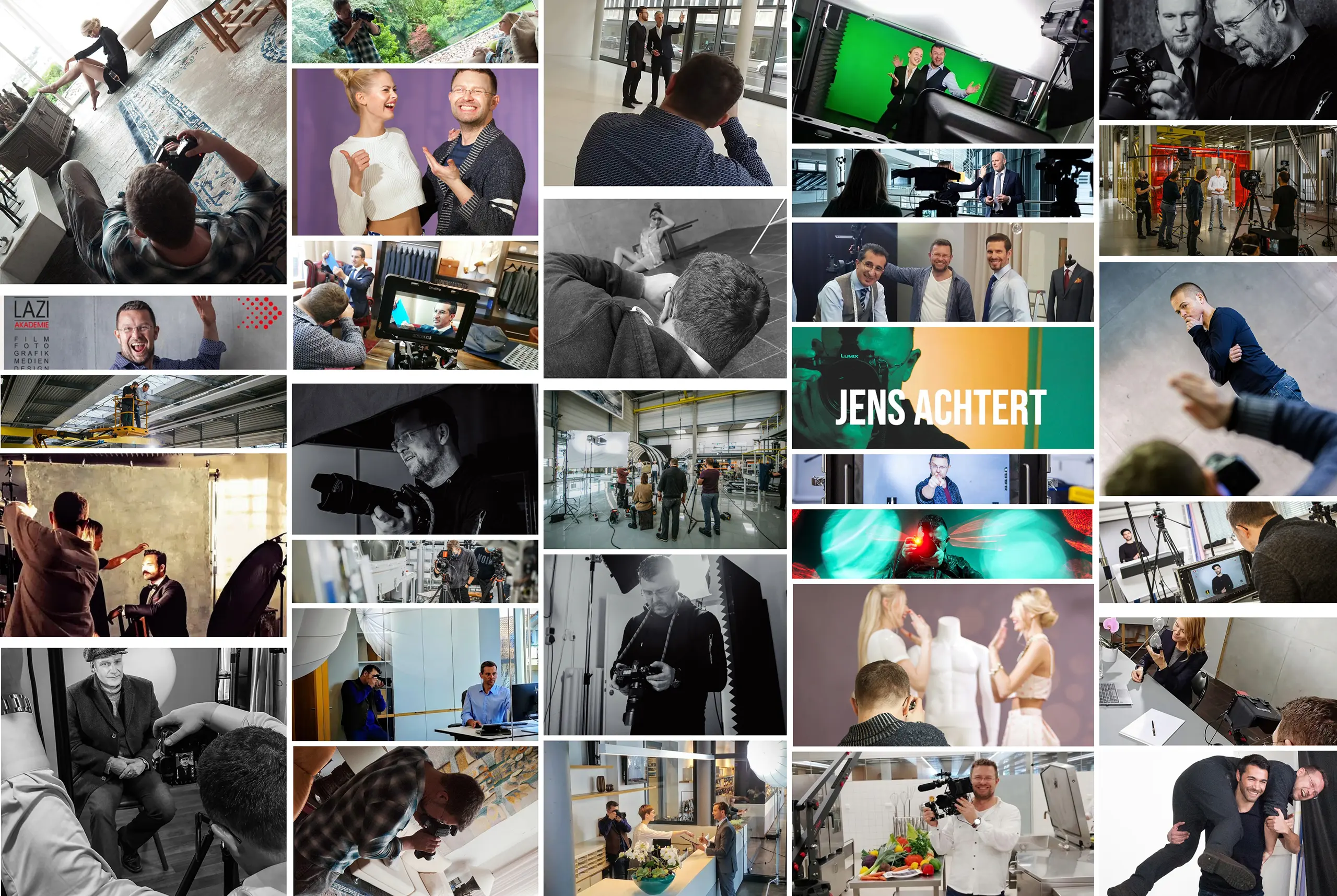 Behind the Scenes: Jens Achtert bei der Arbeit – Businessfotograf, Regisseur und Content Manager · imagecouture